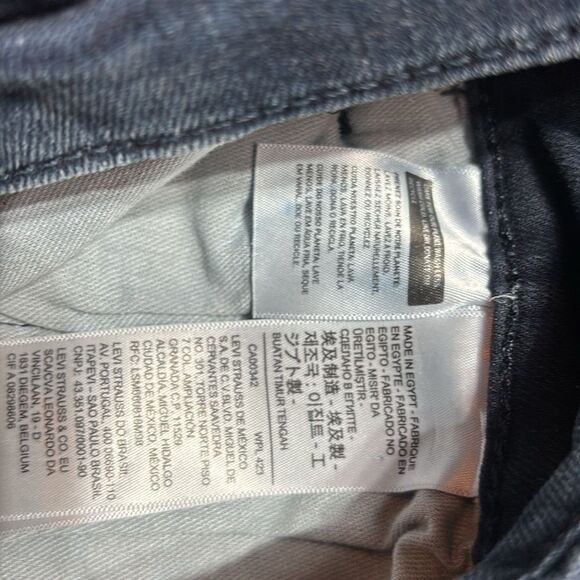 Levi’s men’s 514 straight jeans stretch flex 32x30 nwt medium wash - Picture 4 of 6